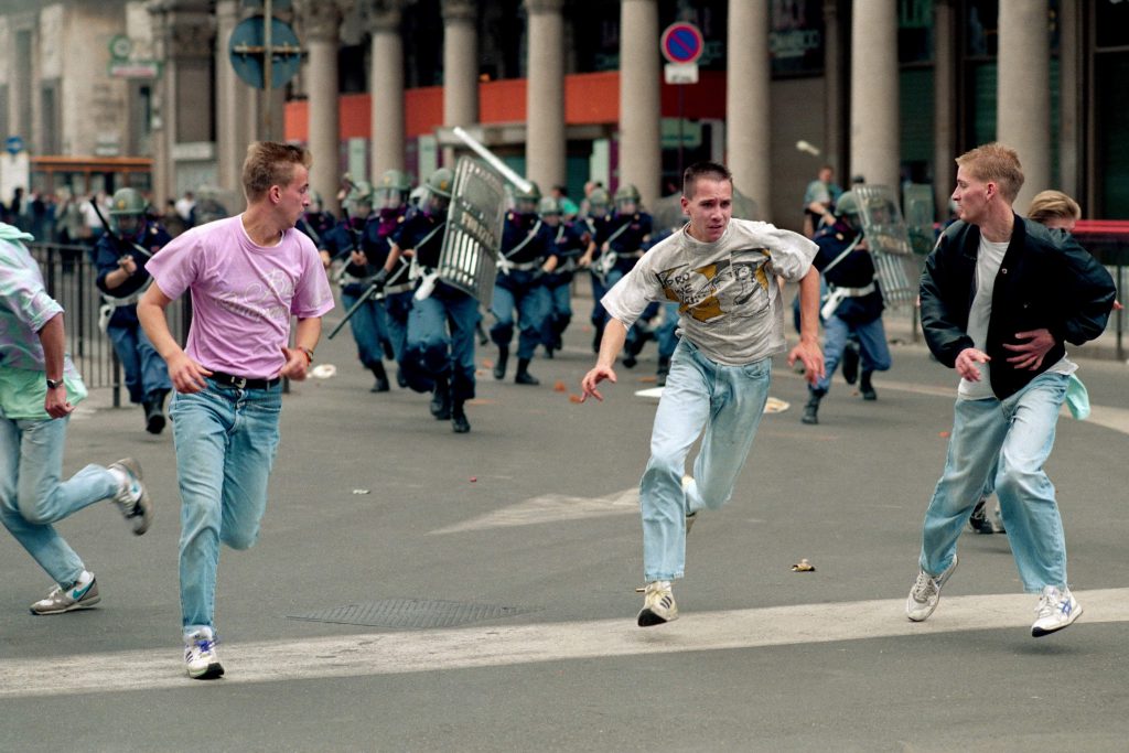 Hooligans - Fussball WM Italien 1990