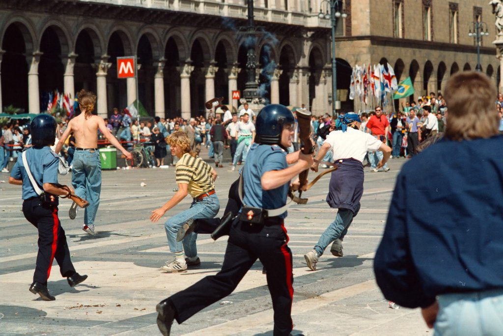 Hooligans - Fussball WM Italien 1990